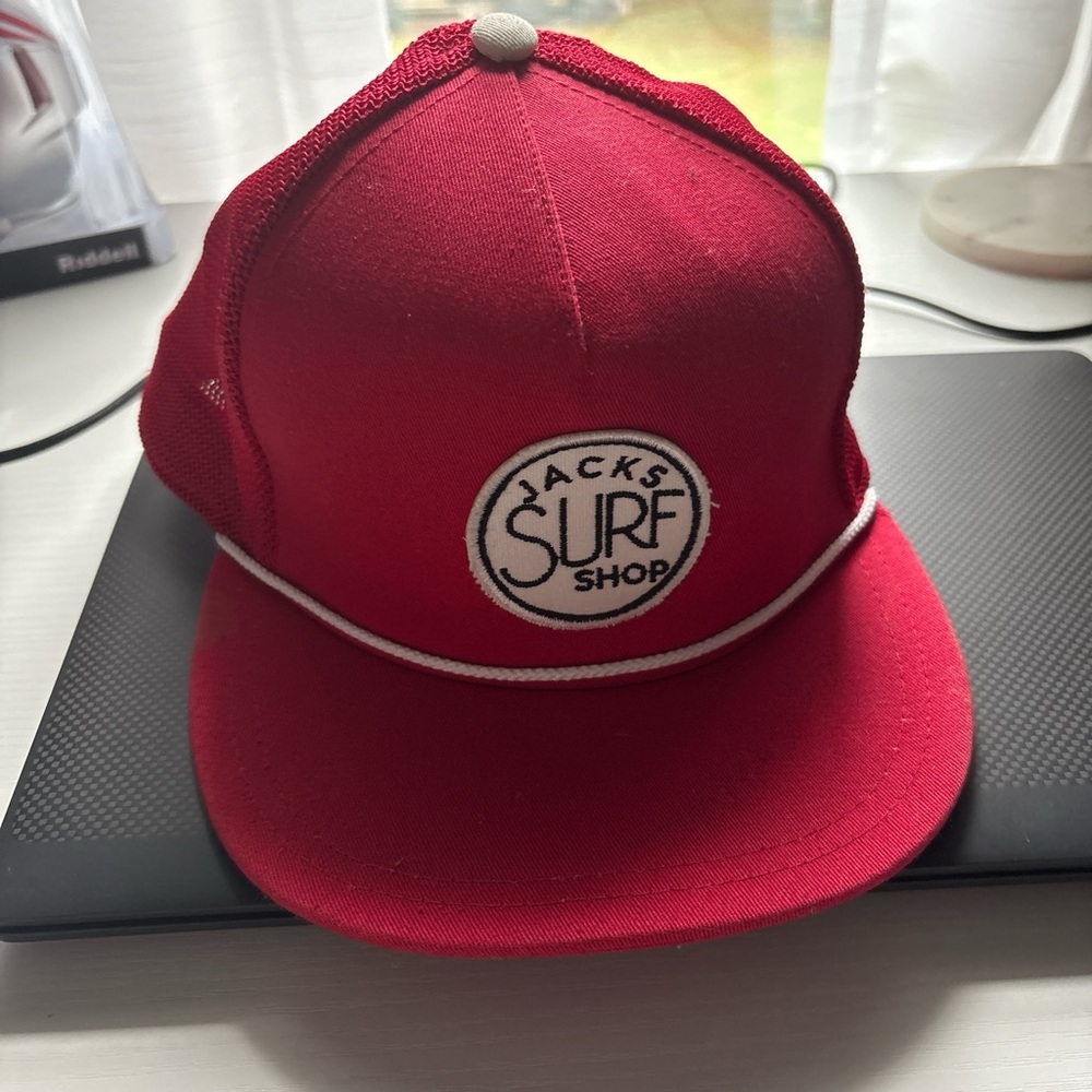 Billabong Red Surf Shop Hat